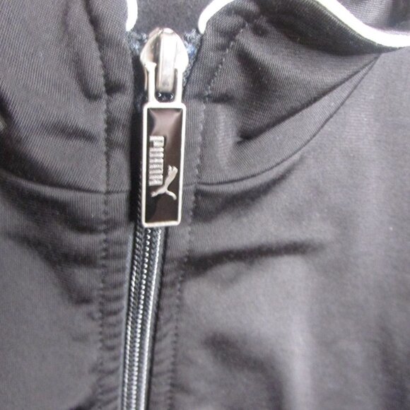 Puma Full Zip Track Jacket M Black White - Picture 14 of 14